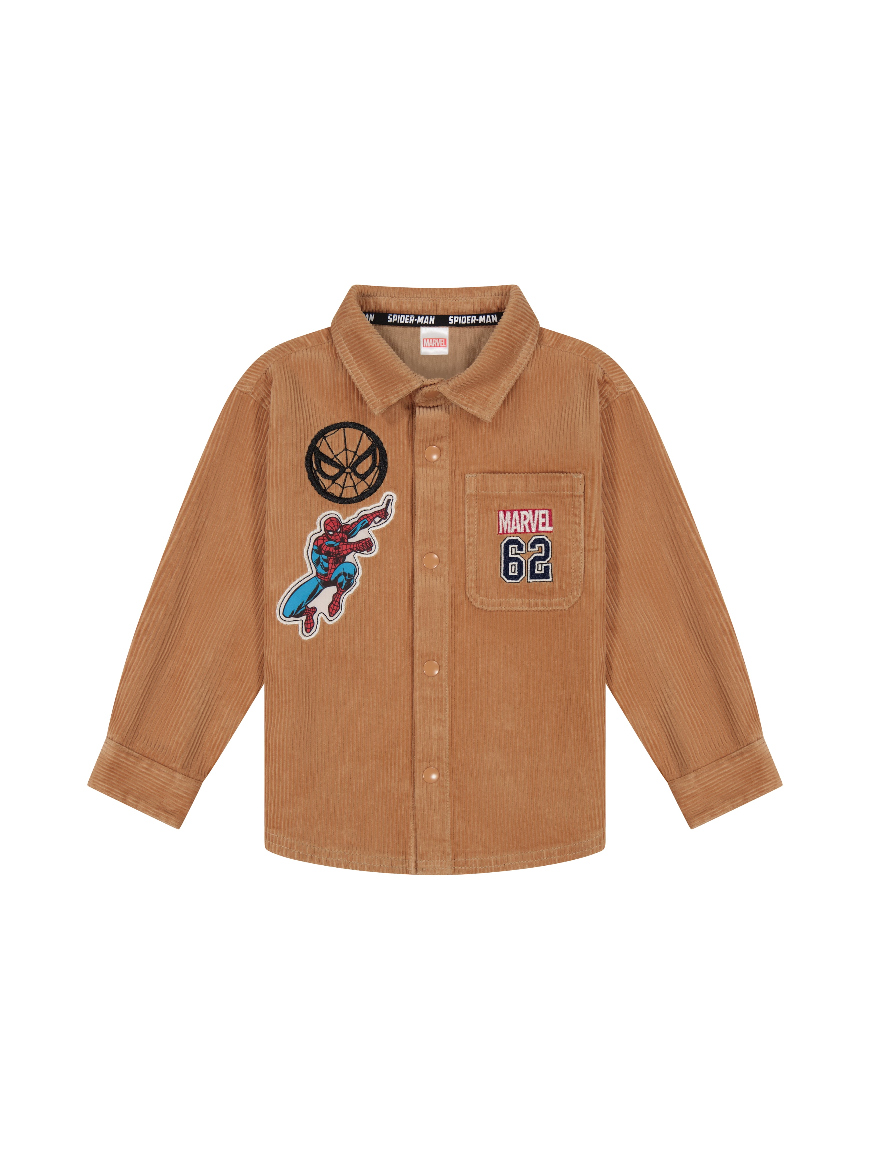 Spider-Man Toddler Boy Shacket, Sizes 12M-5T