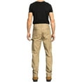 thumbnail image 6 of FULL BLUE Carpenter Canvas Pants, Regular Fit, Performance Stretch, Utility Pocket & Hammer Loop, Khaki, 44x34, 6 of 6