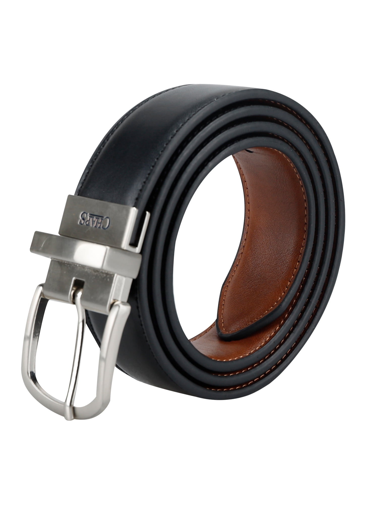 Chaps Men's Two-in-One Reversible Classic Dress Belt