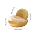 thumbnail image 2 of Lunxisen 1 Pcs Inflatable Sofa Portable Outdoor Recliner Camping Furniture Foldable Lazy Chair for Adults Indoor Lounge Comfort, 2 of 8