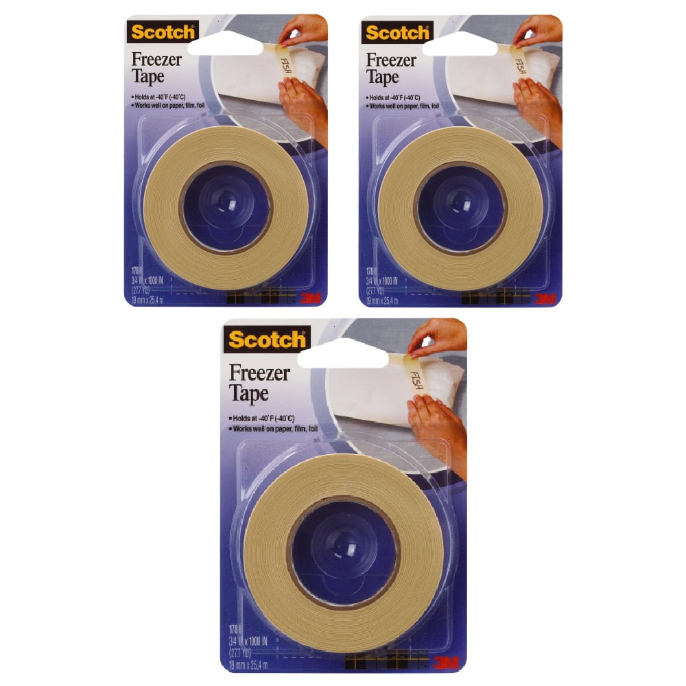 3M Scotch 178 Freezer Tape Adhesive Tight Moisture Resistant Seal Works