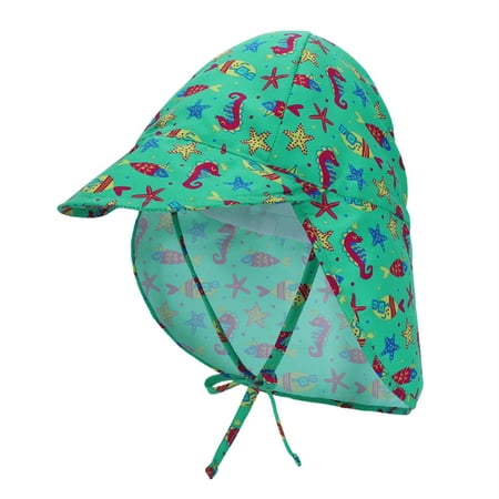 

Ausyst Baby Hats Clearance! Toddler Baby Summer Sun Protection Fashion Print Outdoor Sun-hat Cute Sunscreen Hat Cap Toddler Hat