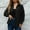 147#Black, variant on Ftwytp Women's Open Front Knit Cardigans Long Sleeve Casual Sweater Jumpers with Buttons Ladies Long Sleeve Knitwear Sweater Cardigan
