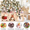 thumbnail image 5 of 3 bolsas de regalo de Papá Noel, bolsa de dulces con Papá Noel, bolsa de Papá Noel con patrón, bolsas de regalo de Navidad con asa, Papá Noel, muñeco de nieve, alce, para envolver Ca, 5 of 5