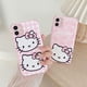 thumbnail image 3 of Bonita funda para teléfono móvil con dibujos de Hello Kitty para iPhone, funda protectora de cuero suave a prueba de golpes para iPhone, 3 of 3