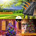 thumbnail image 3 of 200ft Multicolor Outdoor Christmas Lights,400 LED 19 Mode Solar String Lights,Solar Christmas Lights Outdoor for Trees, Parties, Gardens, Balconies - Waterproof Decorations, 3 of 8