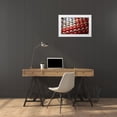 thumbnail image 4 of Tammy Putman 14x10 White Modern Wood Framed Wall Art Titled - Americas Pastime I, 4 of 5
