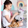 thumbnail image 6 of DolliBu Sitting Cow Unicorn Plush Stuffed Animal Toy - Super Soft Cowcorn Dress Up with Removable Plush Unicorn Outfit, Cute Fantasy Wildlife Gift - 7 Inches, 6 of 6