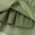 thumbnail image 5 of IBTOM CASTLE Toddler Little Flower Girls Princess Tulle Dress Sleeveless Floral Embroidery Tutu 3D Butterfly Back Bowknot For Wedding Birthday Party Evening Formal Green, 5 of 7