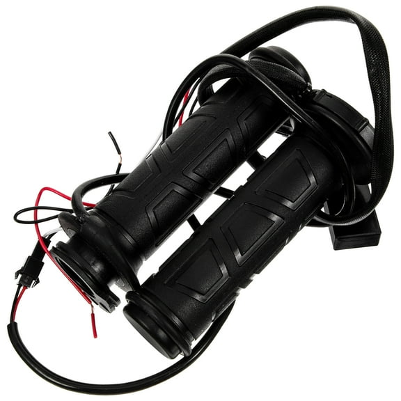 OFFIGAM Electric Heated Motorcycle Grips with Adjustable Temperature Control - 1 Pair for Comfortable Warm Riding
