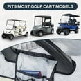 thumbnail image 4 of Cart Seat Covers Golf Cart Covers 2 Passenger Universal Seat Covers for EZGO  Yamaha 2-Seat Cart Golf Cart Seat Blanket Golf Accessories, 4 of 7