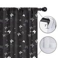 thumbnail image 4 of Blackout Kids Curtains,Black Gray Butterfly Pattern Childrens Insulated Curtains Set Of 2,Bedroom Essentials,Toddler Room Decor 42"x54", 4 of 5