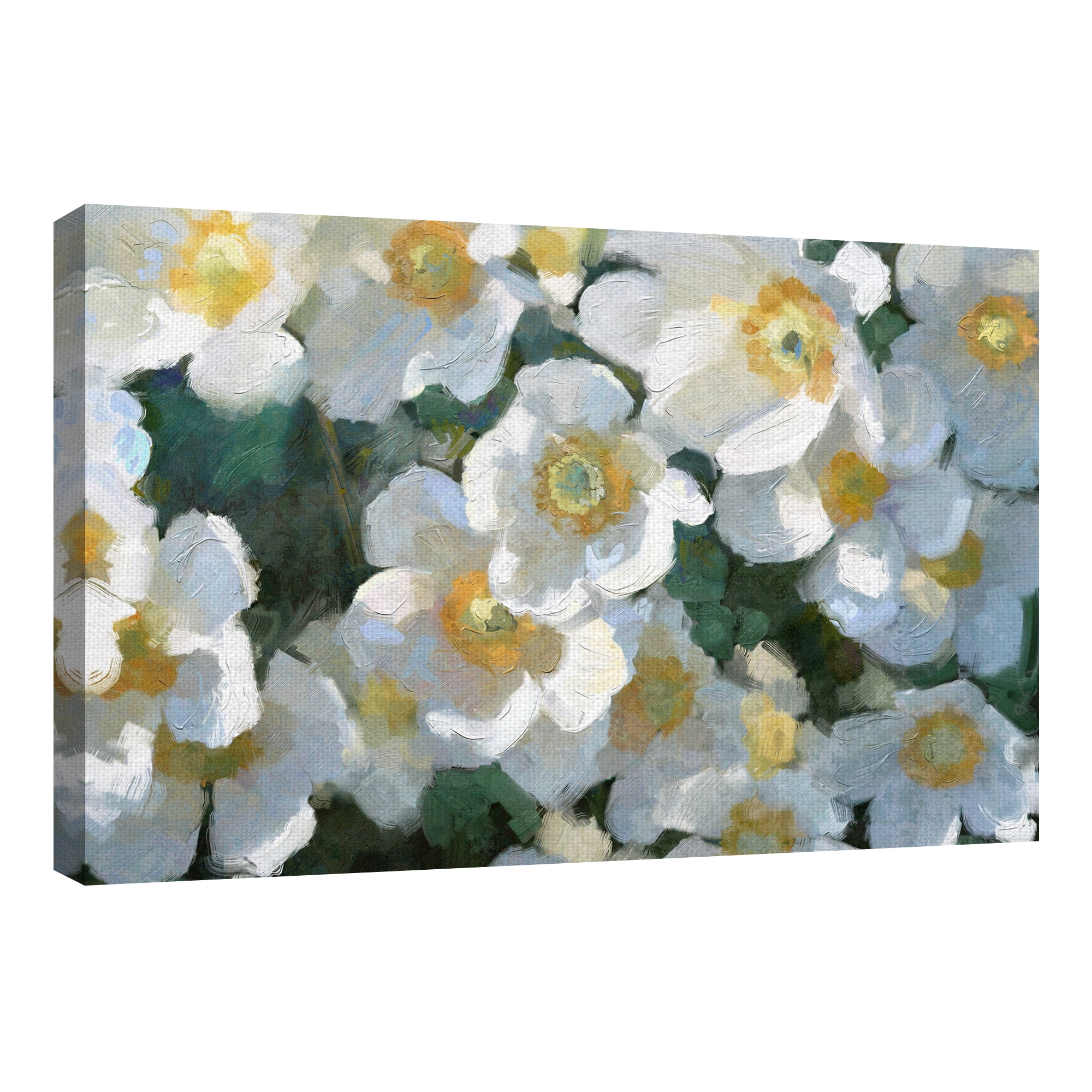 Masterpiece Art Gallery Summer Whites Paperwhite Flowers by Studio Arts Canvas Art Print