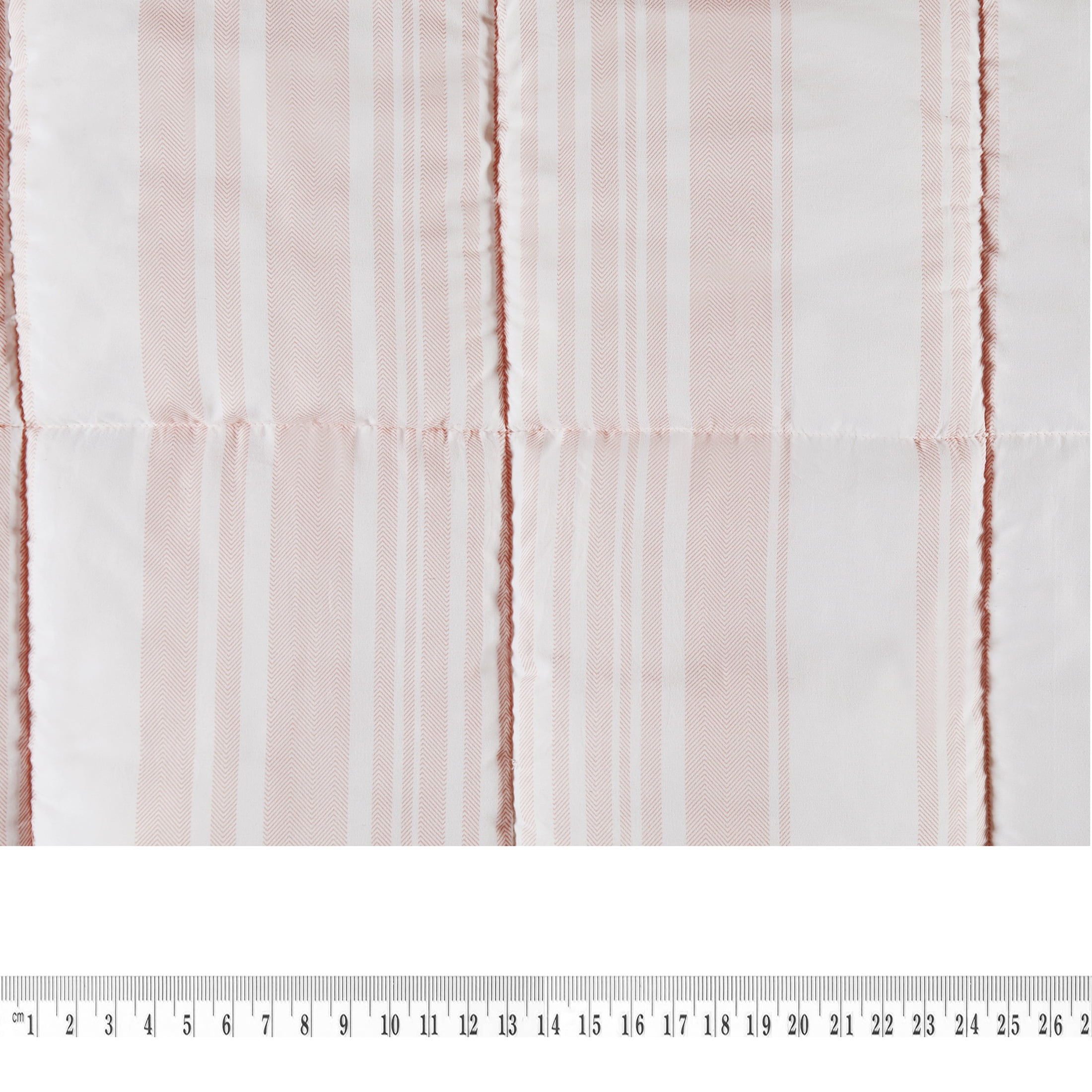 London Fog Supply Blush Striped 3pc Garment Washed Comforter Set, King