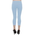 thumbnail image 3 of Vivian's Fashions Capri Leggings - Cotton, Junior Size (Lt Blue, Small), 3 of 3