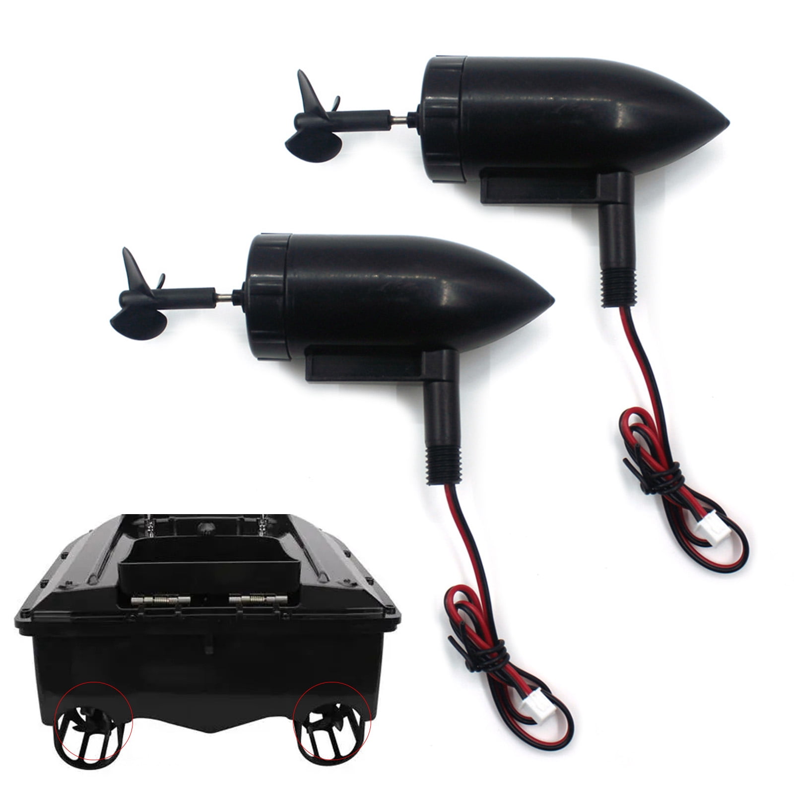 Remote Control Boat Underwater Motor Modified Kits for Wireless Control Model Boats Ship Upgraded Motor Thrusters