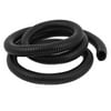 Unique Bargains Black Flexible Corrugated Hose Tubing 1.55 M 17.5 x 21.2 mm Long for Pond Pump Filter