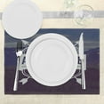 thumbnail image 3 of Ambesonne Adventure Place Mats Set of 4, Bear Mountain Logo, Standard Size, Stale Blue, 3 of 6