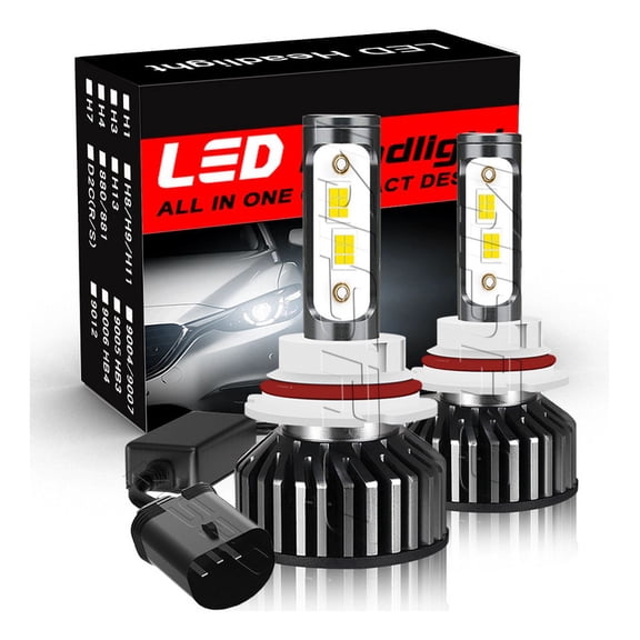 Applies to 9007 60000lm LED Headlight Kit for Nissan High and Low Beam