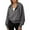Dark Gray, variant on Vedolay Women Long Sleeve Sweatshir Fashion 2023 Tight Fit Lightweight Solid Long Sleeves Top Zip up Hoodie Y2k Black,L