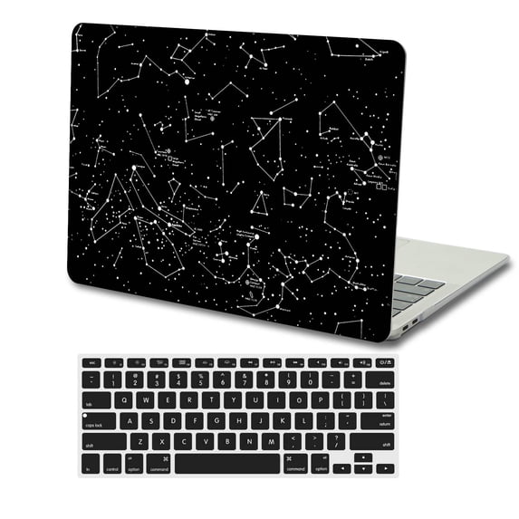 KSK KAISHEK Hard Case Cover Compatible with MacBook Pro 13" with Retina Display + Black Keyboard Cover 2015/2014/2013/2012 A1502 & A1425, Galaxy 2