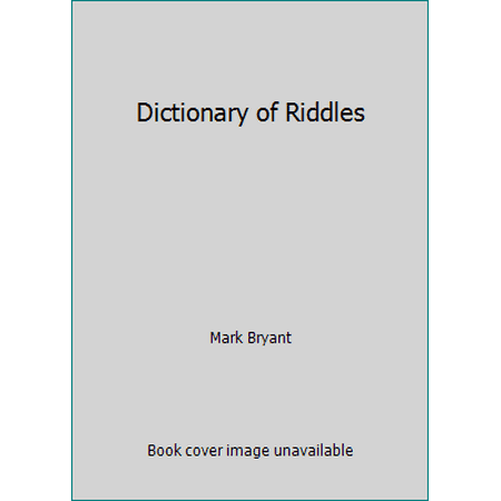 Dictionary of Riddles, Used [Paperback]