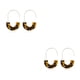 thumbnail image 1 of Qarigey Pendientes colgantes colgante semicírculo pendiente de mujer regalo de aniversario elegante gancho para la oreja Simple fiesta playa, 1 of 6