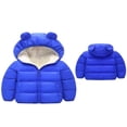 thumbnail image 3 of Baby Winter Coat Hooded Long Sleeve Zipper Warm Outerwears, 3 of 6