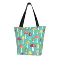 thumbnail image 2 of Kdxio Mushrooms Women Reusable Grocery Bags Foldable Ripstop,Reusable Shopping Bags for Shopping,Gym,Gift, 2 of 7