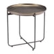 thumbnail image 1 of Mesa Lateral Kessa Muebles Bronson Dorado, 1 of 9