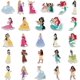 thumbnail image 3 of 50-Pack Princess Themed Waterproof Stickers for Water Bottle Cup Laptop Bicycle Skateboard Luggage Vinyl Graffiti Patch, 3 of 4