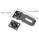 thumbnail image 2 of unbranded 2Ud De Seguridad Para Puerta De Inoxidable Negro Resistente Y Antirrobo Para Hogar, 2 of 8