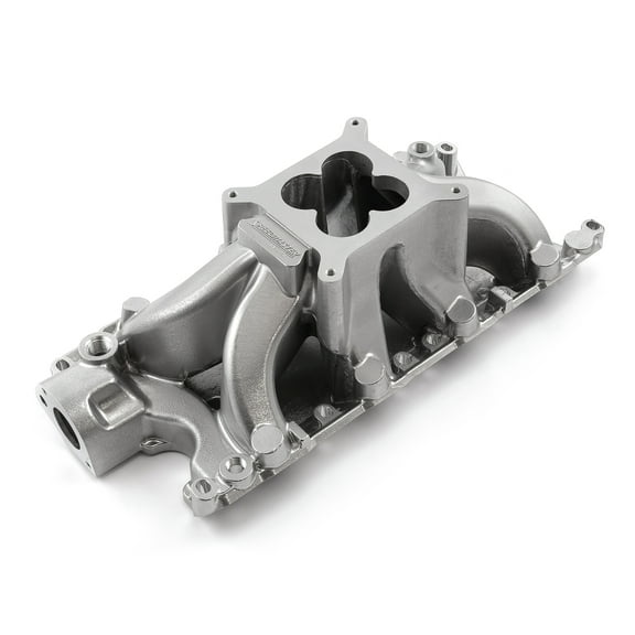 Speedmaster 1-147-059 Compatible with Ford SB 260 289 302 Windsor Parker-Style HiRise Aluminum Intake Manifold [Polished]