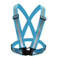 thumbnail image 3 of S SERENABLE Adjustable Reflective Running Jogging Gear Vest Waist Belt Stripes Jacket Type B Light Blue, 3 of 7