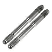 2pcs Stainless Steel Wheel Hangers Alignment Pin Tire Studs Tool M12x1.5 Titanium Tone for Car