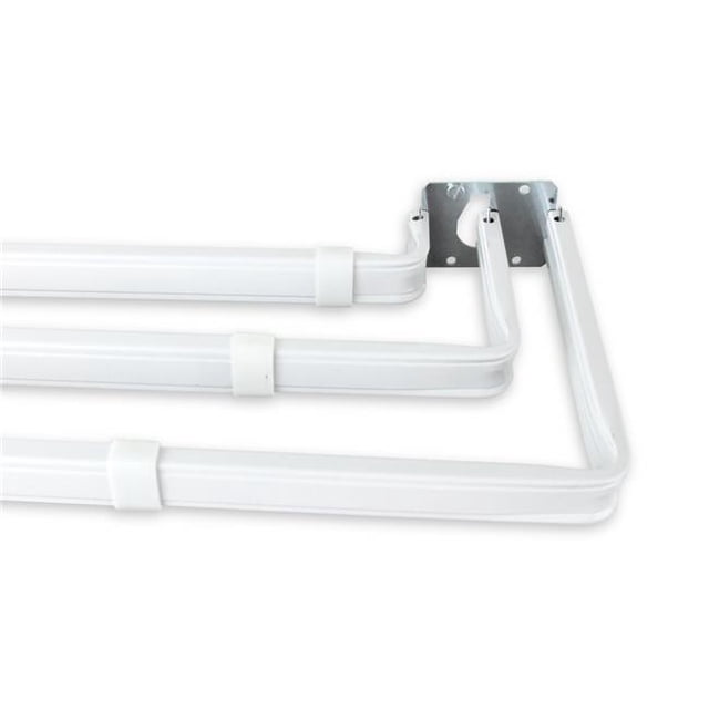 Central Design KLS1584-T Triple Tringle à Rideaux &44; S'Étend jusqu'à 84 à 120 Po.