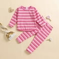 thumbnail image 2 of UAYOTSE Toddler Boy Sweatshirt Pajama Set 6 12 18 24 Months 2T 3T 4T 5T fit Pjs Soft Breathable Cold Weather Long Sleeve Top Pants Size 18-24 Months, 2 of 8