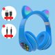 thumbnail image 2 of Monstrate Auriculares con orejas de gato con micrófono Bluetooth 5,0, auriculares inalámbricos con cancelación de ruido RGB, Gamer, adultos, niños y Cables de audio/vídeo No.06, 2 of 8