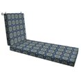 thumbnail image 1 of Honeycomb Essentials Cojín Para Tumbona De Exterior, 21 X 70 Pulgadas, Cojín Para Silla De Patio Azul Con Medallón Medina, 1 of 5