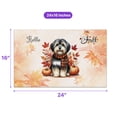 thumbnail image 5 of Hello Fall Havanese Scarf Welcome Autumn with Leaves Pumpkins Doormat Havanese Dog Lover Gifts Idea Indoor Outdoor Welcome Mat - 00011, 5 of 5