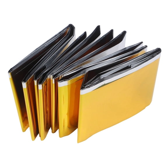 Solar Space Blanket Reflectiv Film Camping Survival Safety Aid Insulating-Mylar Thermal 160X210Cm Gold 130X210Cm Silver Blankets