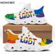 thumbnail image 1 of Zapatillas deportivas de malla de marca de lujo para mujer, diseño de girasoles con teñido anudado, orgullo LGBT, para correr, informales, 1 of 6