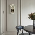 thumbnail image 2 of Reloj de pared Clockswise Vintage Grandfather con aspecto de madera, marrón, 2 of 8