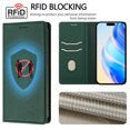thumbnail image 5 of for iPhone 16 Pro Max Wallet Case with RFID Blocking Card Slots, Fashion PU Leather Flip Kickstand Magnetic Phone Cover Women Men, Support Wireless Charging, Full Body Protection - Darkgreen, 5 of 11