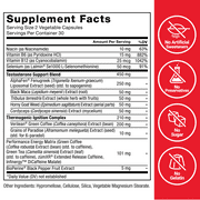 Force Factor Test X180 Surge Testosterone Booster for Men, Supports Lean Muscle, Strength, Energy, and Libido with Fenugreek and Black Maca, 60 Capsules