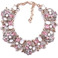 thumbnail image 1 of Collier Bavoir Déclaration Collier en Verre Coloré Collier Ras du Cou en Cristal pour Femmes Accessoires de Mode, 1 of 6