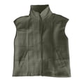 thumbnail image 5 of TIANZEN Knit Zip Front Vest Sleeveless Oversized Outerwear With Side Pockets Casual Layering Cardigan Two Vest Denim Vest Sweater Sleeves Juniors Flannel Vest, 5 of 5