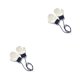 thumbnail image 3 of Qarigey 1 par de manoplas para niños pequeños, manopla para mantener el calor, para niños y niñas, cubiertas para los dedos colgantes, accesorio de 2piezas Azul marino+Gris claro Qarigey CBP353473, 3 of 5