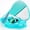 ZS blue, variant on Mambobaby Non-Inflatable Baby Pool Float with Tail and Canopy UPF 50+ Sun Protection No Flip Over Infant Swim Float Skin-Friendly Mambo Float Swim Trainer Solid Baby Swimming Ring Foldable Style
