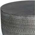 thumbnail image 7 of Maklaine 30 " Metal Metal Coffee Table in Antique Silver Finish, 7 of 7